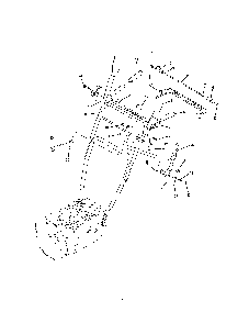 E style panel Diagram and Parts List for 31A-62EE729  MTD Snow Blower