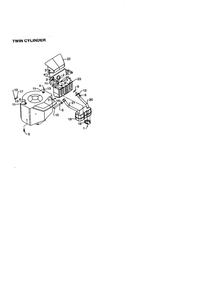 Twin Cylinder 2 Diagram and Parts List for 674  MTD Lawn Tractor