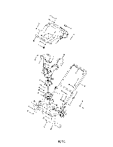 Chute & handle Diagram and Parts List for 31A-240-731  MTD Snow Blower