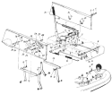 Page F Diagram and Parts List for 643-033 1987 MTD Lawn Tractor