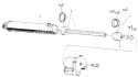Page B Diagram and Parts List for 642-032 1987 MTD Log Splitter