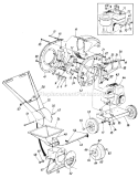 Page A Diagram and Parts List for 645 1990 MTD Chipper Shredder