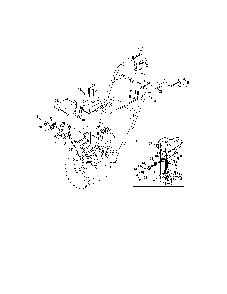Extended chute (crank) Diagram and Parts List for 31AM66EG700  MTD Snow Blower