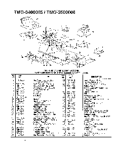 18 hp/42" and 46" tractor page 8 Diagram and Parts List for 3500006  MTD Lawn Tractor