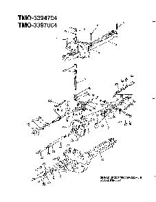 Single speed transaxle left hand Diagram and Parts List for 3394704  MTD Lawn Tractor