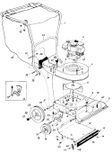 Page A Diagram and Parts List for 660-122 1987 MTD Chipper Shredder