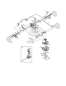 Part Location Diagram of 687-02204B-0637 MTD Front Bracket Assembly