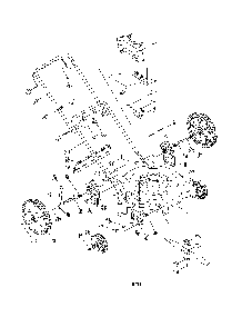 Lawn mower Diagram and Parts List for 11A-503A800  MTD Lawn Mower