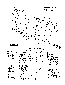 Tiller chain case Diagram and Parts List for 3903003  MTD Tiller