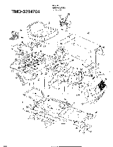 Mower Diagram and Parts List for 3394704  MTD Lawn Tractor