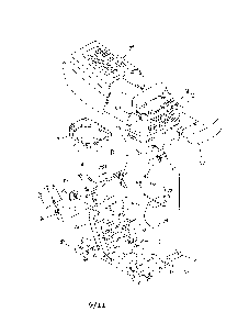 Bumper & hood Diagram and Parts List for 13AN771G731  MTD Lawn Tractor