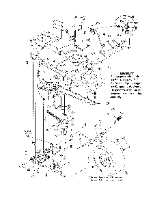 Transmission Diagram and Parts List for 13RN771H729  MTD Lawn Tractor