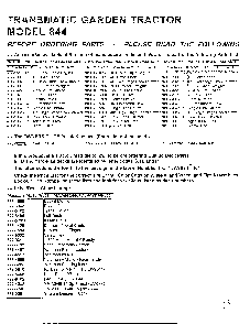 46" garden tracto-con't on card 36 Diagram and Parts List for 14AJ844H401  MTD Lawn Tractor