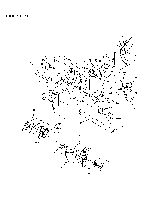 28" spiral/28" housing Diagram and Parts List for H763  MTD Snow Blower