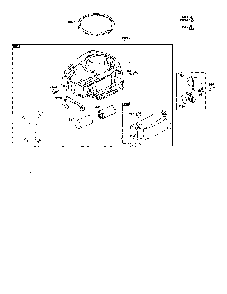 Blower housing/air cleaner Diagram and Parts List for 13AL77XT099  MTD Lawn Tractor