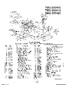 42" lawn tractor page 4 Diagram and Parts List for 33940A  MTD Lawn Tractor