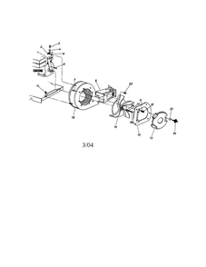 Blower Diagram and Parts List for 24B-652D062  MTD Leaf Blower / Vacuum