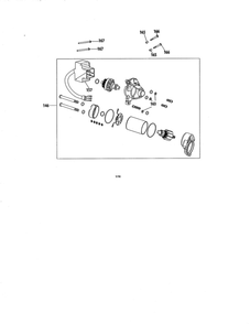 Starter Diagram and Parts List for 375-QU  MTD Engine