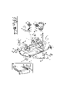 Deck Diagram and Parts List for 13AR91PS299  MTD Lawn Tractor