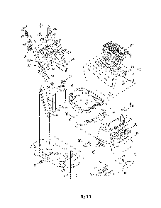 Bumper & hood Diagram and Parts List for 13AP625K730  MTD Lawn Tractor