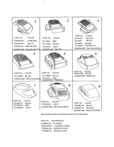 Shroud Chart Diagram and Parts List for 445  MTD Lawn Mower