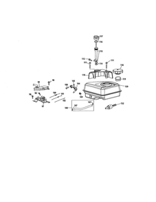 Fuel Tank Diagram and Parts List for 752Z270-SU  MTD Engine