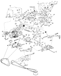 Part Location Diagram of 16150 MTD Side Panel Upper Frame-R.H.