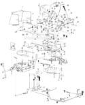 Page F Diagram and Parts List for 752-023 1988 MTD Lawn Tractor