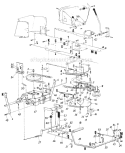 Page G Diagram and Parts List for 752-023 1988 MTD Lawn Tractor