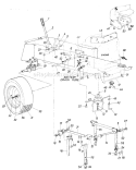 Page H Diagram and Parts List for 752-023 1988 MTD Lawn Tractor