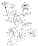 Page I Diagram and Parts List for 752-023 1988 MTD Lawn Tractor