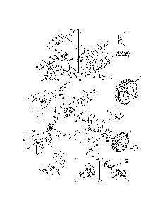 Drive system Diagram and Parts List for 31AH64FG731  MTD Snow Blower