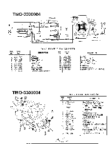 Information/wiring diagram Diagram and Parts List for 3300004  MTD Lawn Tractor