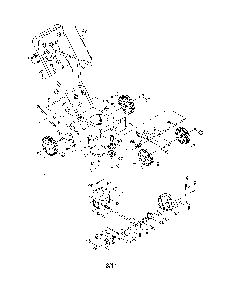 Edger Diagram and Parts List for 25B-551A000  MTD Edger