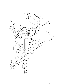 Engine connection 42" w/kohler engine Diagram and Parts List for 17AC2ACG055  MTD Lawn Mower