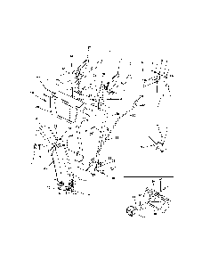 Control panel/handle Diagram and Parts List for 644E  MTD Snow Blower