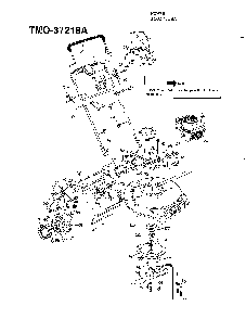 5 hp 21" mulching mower page 2 Diagram and Parts List for 37218A  MTD Lawn Mower