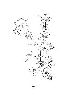 Rear tine tiller Diagram and Parts List for 21A-250M000  MTD Tiller