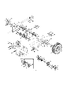 Drive shaft/friction wheel Diagram and Parts List for 31AH8DSH799  MTD Snow Blower