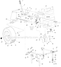 Page G Diagram and Parts List for 813-033 1987 MTD Lawn Tractor