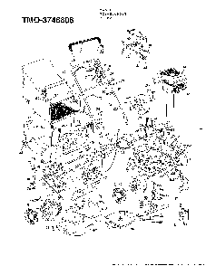 4.5hp 21" rotary mower Diagram and Parts List for 3746606  MTD Lawn Mower