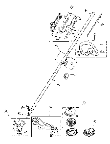 General assembly Diagram and Parts List for 41ADAXSC793  MTD Trimmer