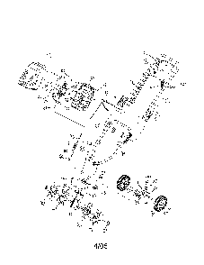 Cultivator assembly Diagram and Parts List for 21A-154A799  MTD Tiller