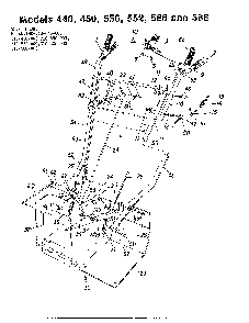 Snow throwers Diagram and Parts List for 310-550-000  MTD Snow Blower