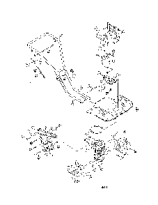 Tiller parts Diagram and Parts List for 21A-240D731  MTD Tiller