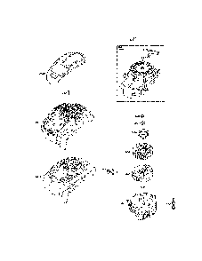 Blower housing/flywheel Diagram and Parts List for 11B-B28S799  MTD Lawn Mower