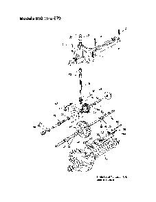 Driveshaft Diagram and Parts List for 13AQ675G062  MTD Lawn Tractor