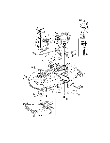 42" deck Diagram and Parts List for 769-05404  MTD Lawn Tractor