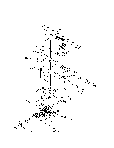 Transmission Diagram and Parts List for 1427A3ZW099  MTD Lawn Tractor