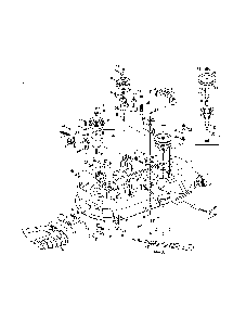 Deck mower/spindle pulley Diagram and Parts List for 13AL79XT099  MTD Lawn Tractor